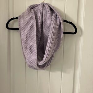 Lavender Knit Infinity Scarf
